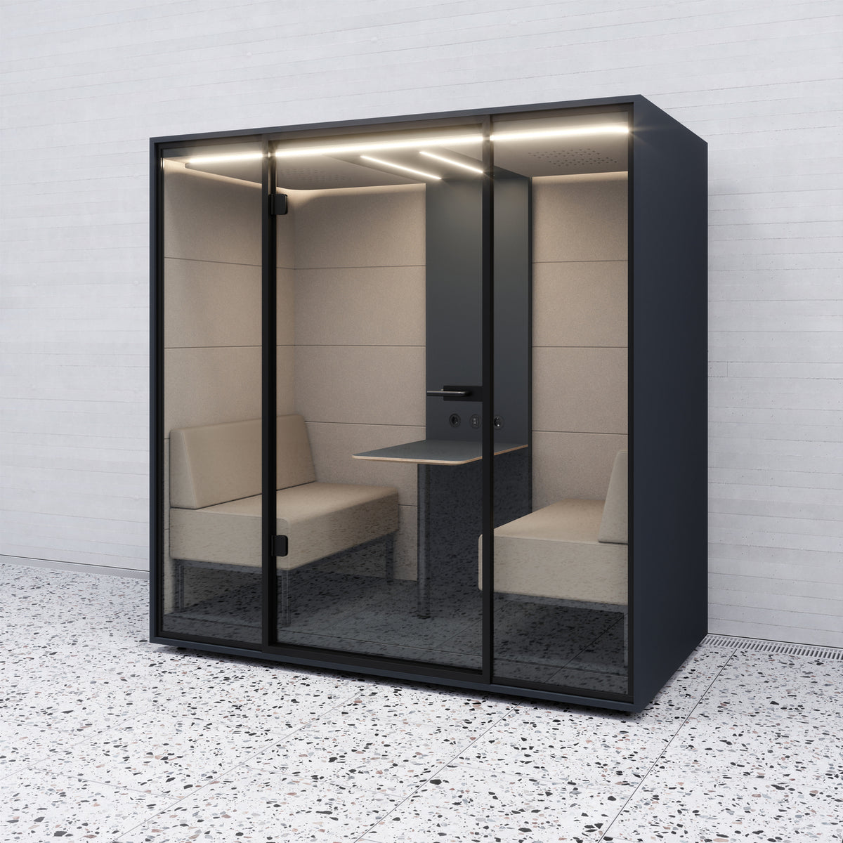 Tylos kabina SILENCE POD FOUR, konfigūruojama