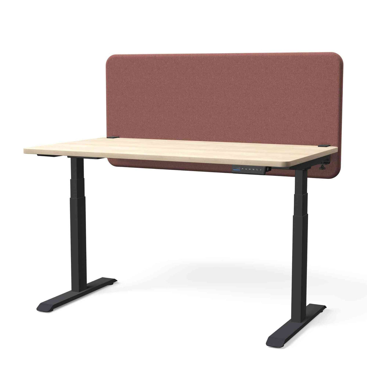 Galda starpsiena TYSTIQ – 120 x 65 / Rose Beige / Melna