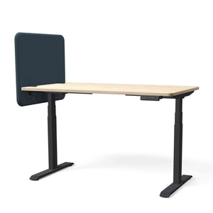 Galda starpsiena TYSTIQ MINI – 65 x 65 / Grey Blue / Melna