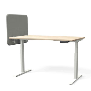 Galda starpsiena TYSTIQ MINI – 65 x 65 / Light Grey / Balta