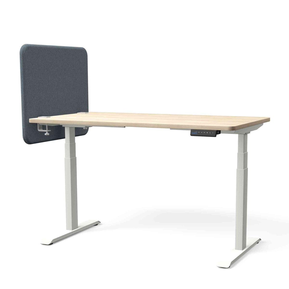 Galda starpsiena TYSTIQ MINI – 65 x 65 / Cadet Grey / Balta