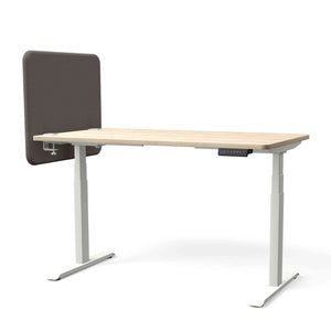 Galda starpsiena TYSTIQ MINI – 65 x 65 / Granite Grey / Balta