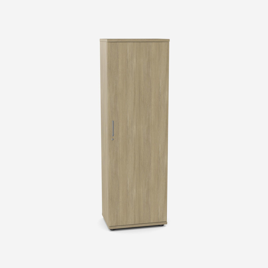 Garderobes skapis NUWO, ar plauktu un stangu, 1890x600x420 mm, konfigurējams - Ergostock.lv