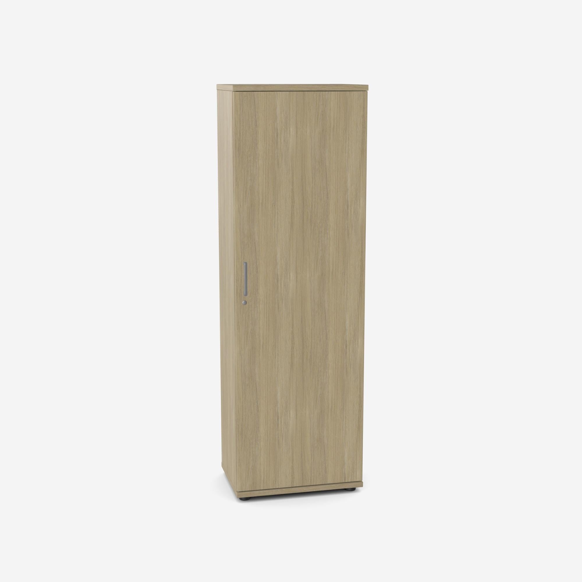 Garderobes skapis NUWO, ar plauktu un stangu, 1890x600x420 mm, konfigurējams - Ergostock.lv