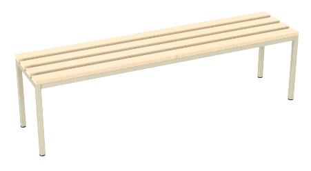 Rūbinės suolas – Šviesi smėlio spalva (VL06) / 1500mm