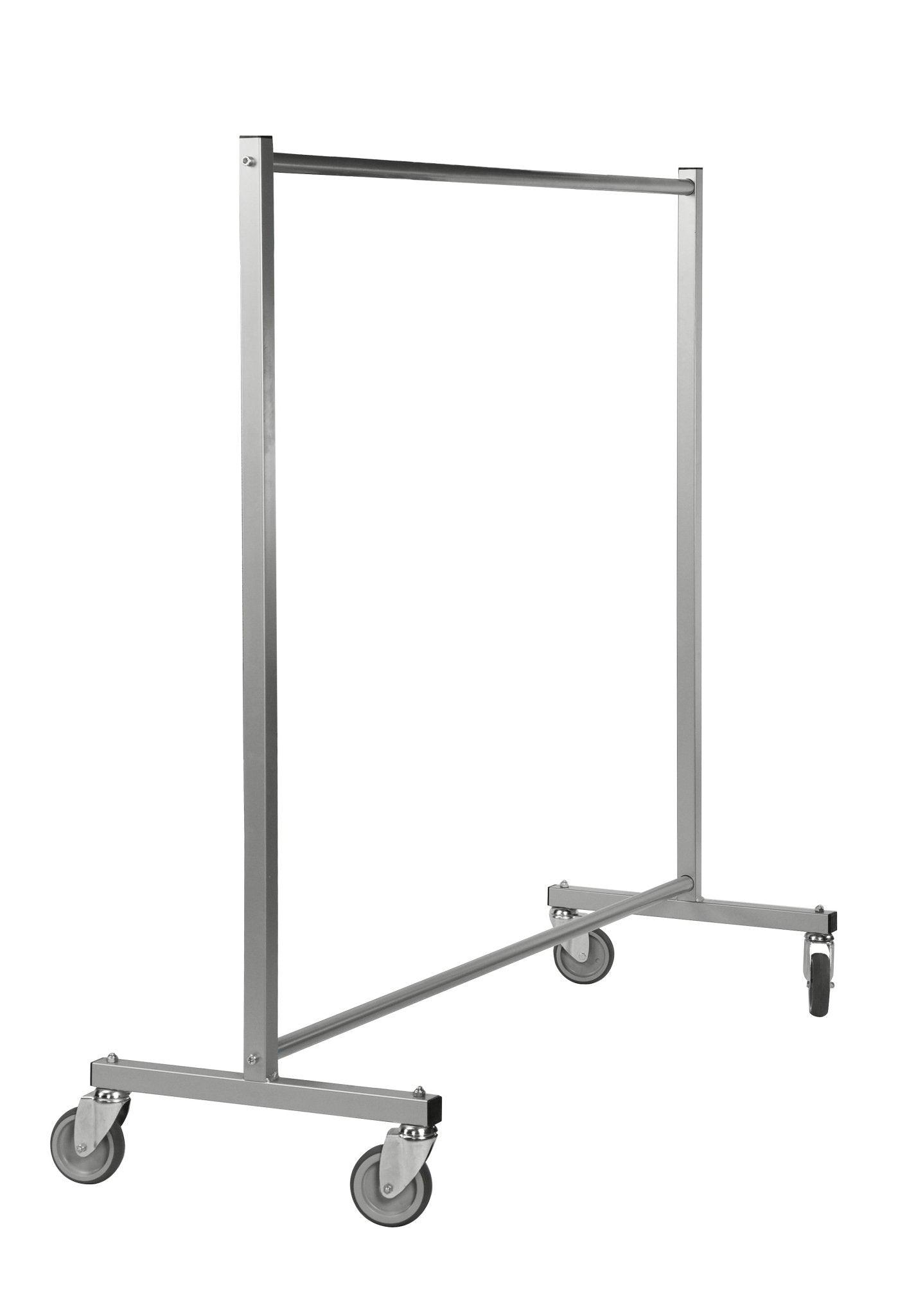 Pastatoma drabužių kabykla ant ratukų KONGAMEK 1700 x 600mm, 150 kg keliamoji galia, su stabdžiais