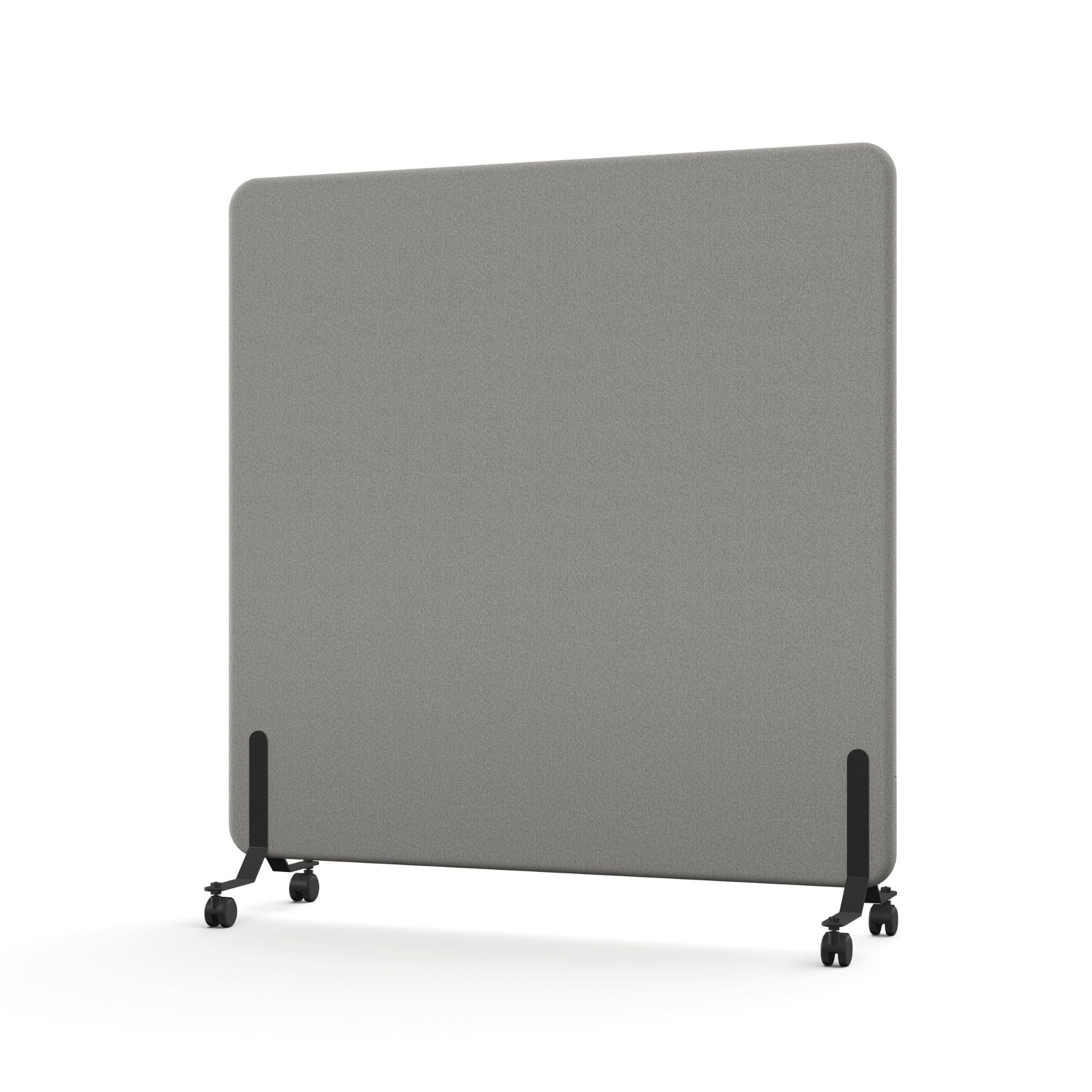 Pastatoma pertvara TYSTIQ MOVE – 136 cm / 136 cm / šviesiai pilka