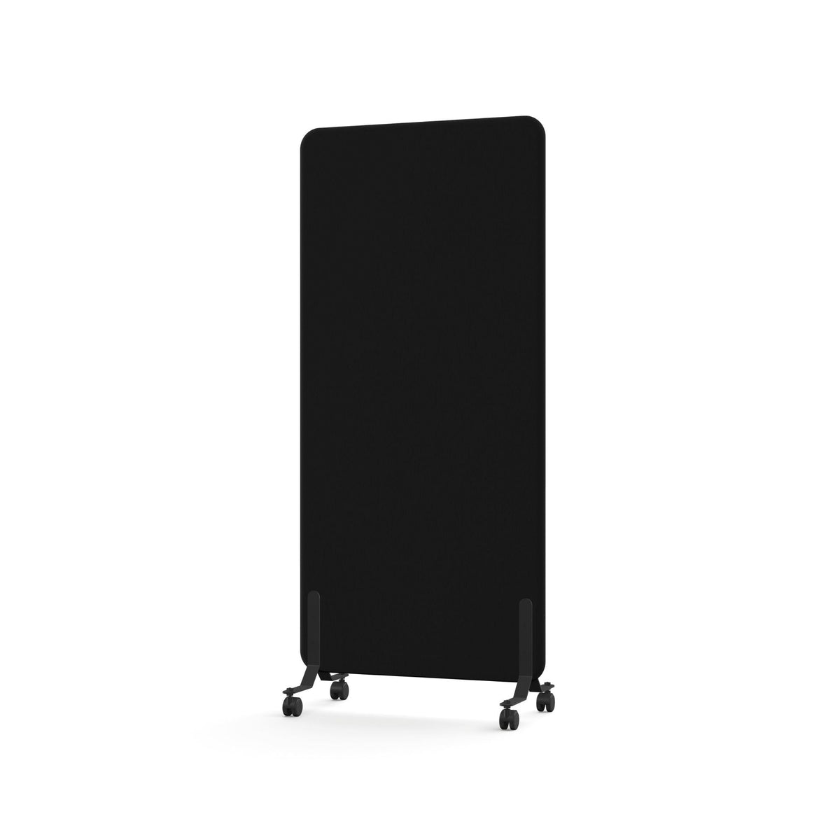 Pastatoma pertvara TYSTIQ MOVE – 170 cm / 80 cm / grafito juoda