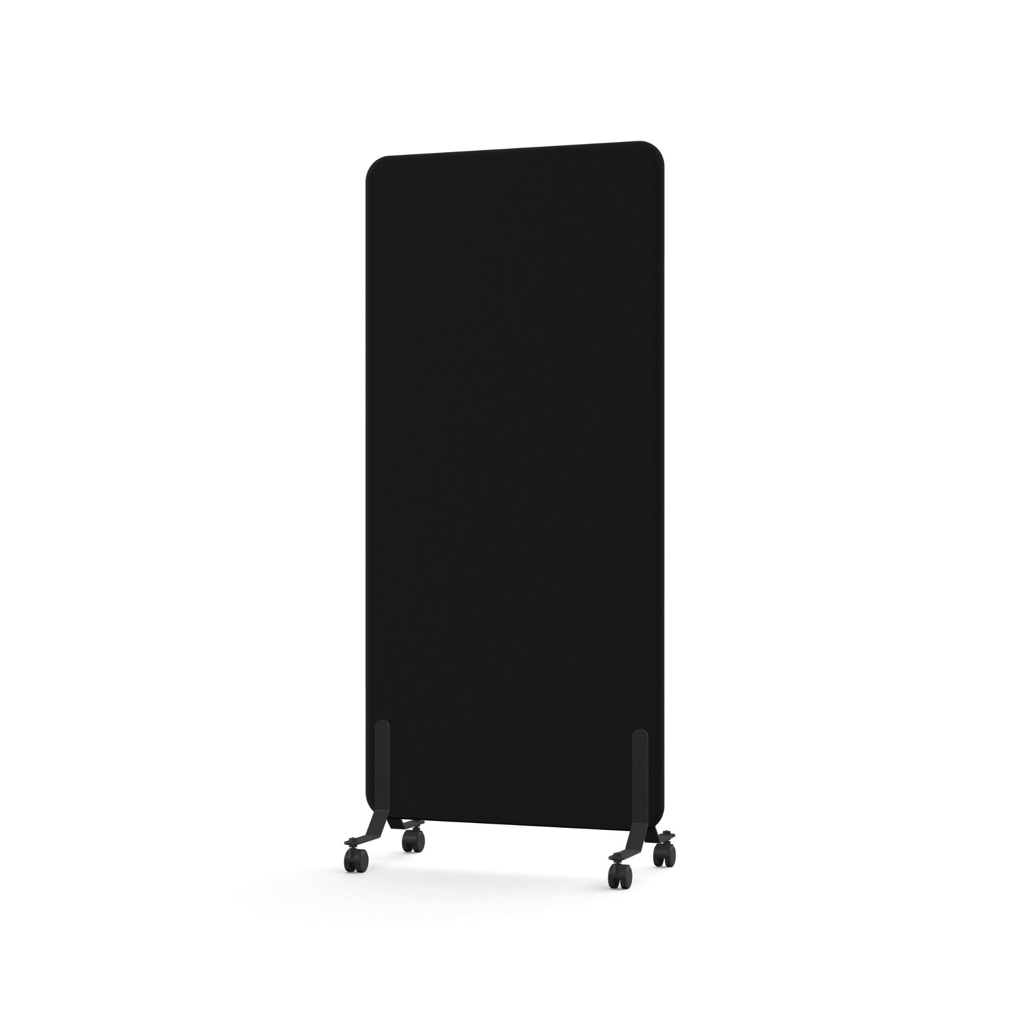 Pastatoma pertvara TYSTIQ MOVE – 170 cm / 80 cm / grafito juoda