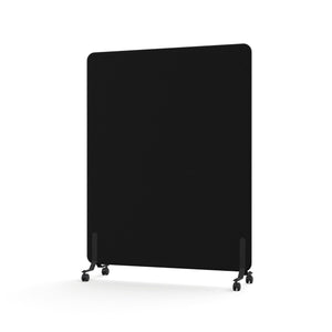 Pastatoma pertvara TYSTIQ MOVE – 170 cm / 136 cm / grafito juoda