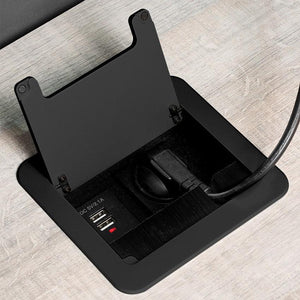 Įmontuojamas lizdų blokas Atom 14 | USB A x2, SCHUKO x1, HDMI x1