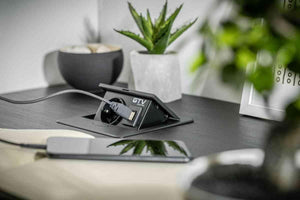 Iebūvējams Rozešu bloks AVARO C, 1x SCHUKO, USB A+C