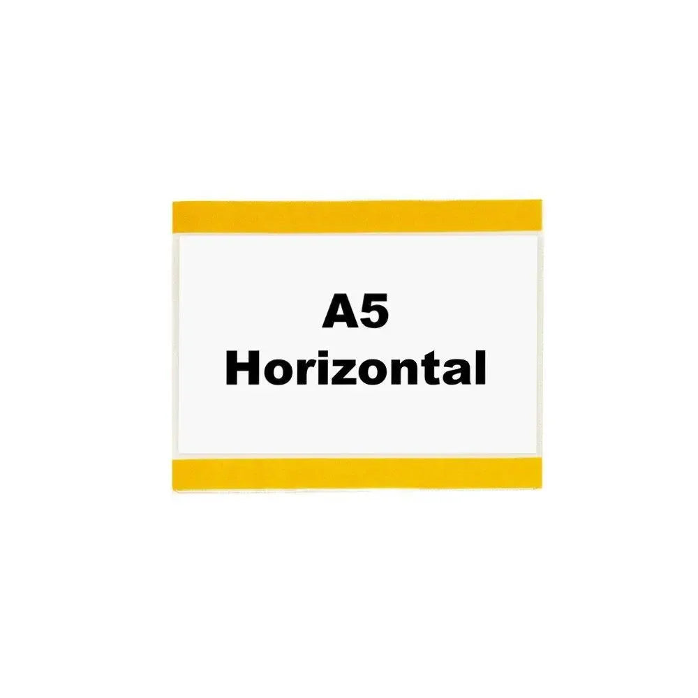 Pramoninio patvarumo Beaverswood lipnios horizontalios A5 dokumentų apsauginės kišenės, 10 vnt.