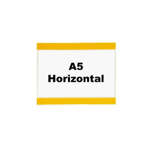 Pramoninio patvarumo Beaverswood lipnios horizontalios A5 dokumentų apsauginės kišenės, 10 vnt.