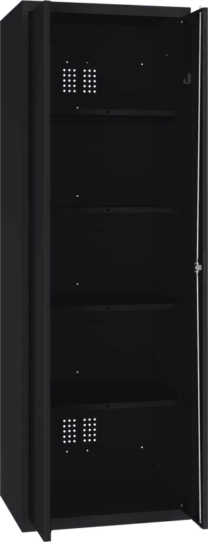 Inventoriaus spinta Classic 1800x600x500 mm – juoda / juoda