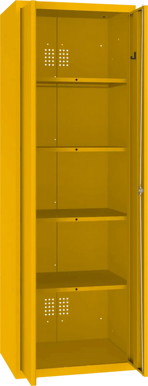Inventoriaus spinta Classic 1800x600x500 mm – geltona / geltona