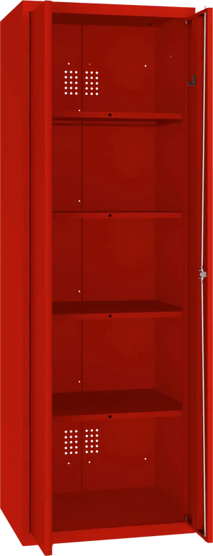 Inventoriaus spinta Classic 1800x600x500 mm – raudona / raudona