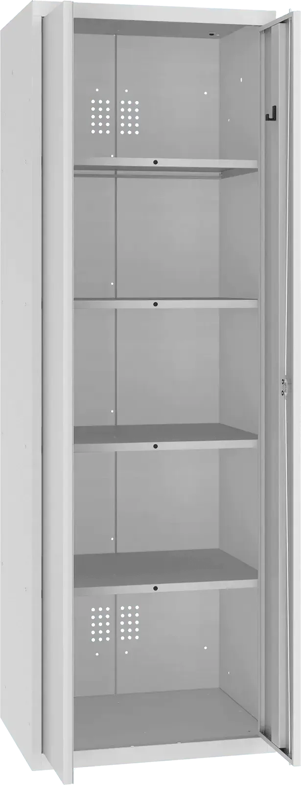 Inventoriaus spinta Classic 1800x600x500 mm – šviesiai pilka / šviesiai pilka