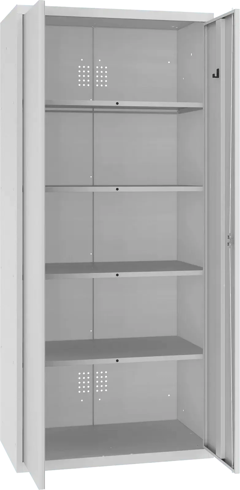 Inventoriaus spinta Classic 1800x800x500 mm – šviesiai pilka / šviesiai pilka