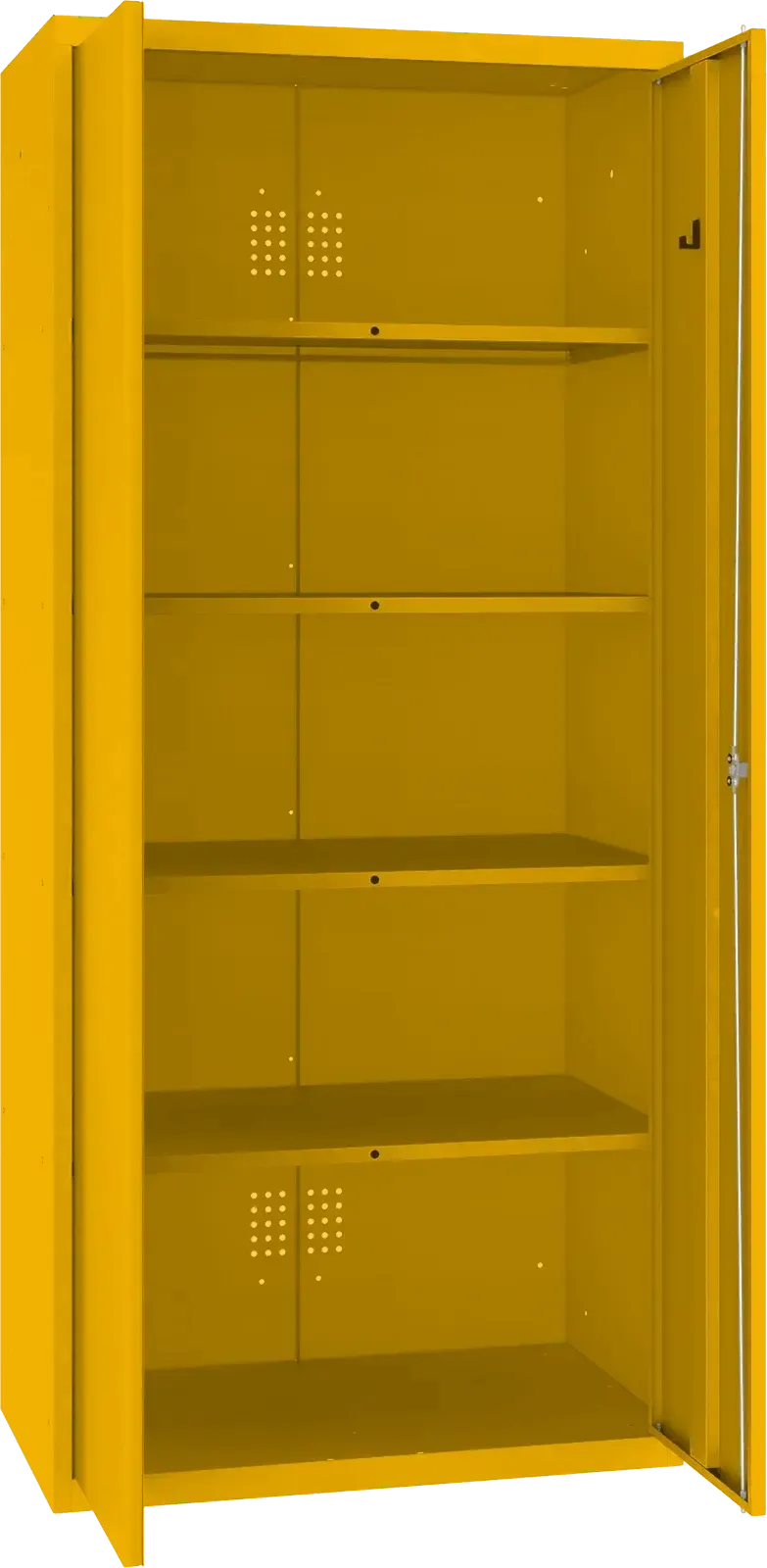 Inventoriaus spinta Classic 1800x800x500 mm – geltona / geltona