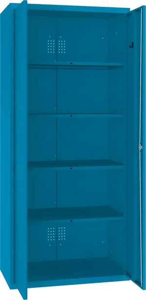 Inventoriaus spinta Classic 1800x800x500 mm – mėlyna / mėlyna