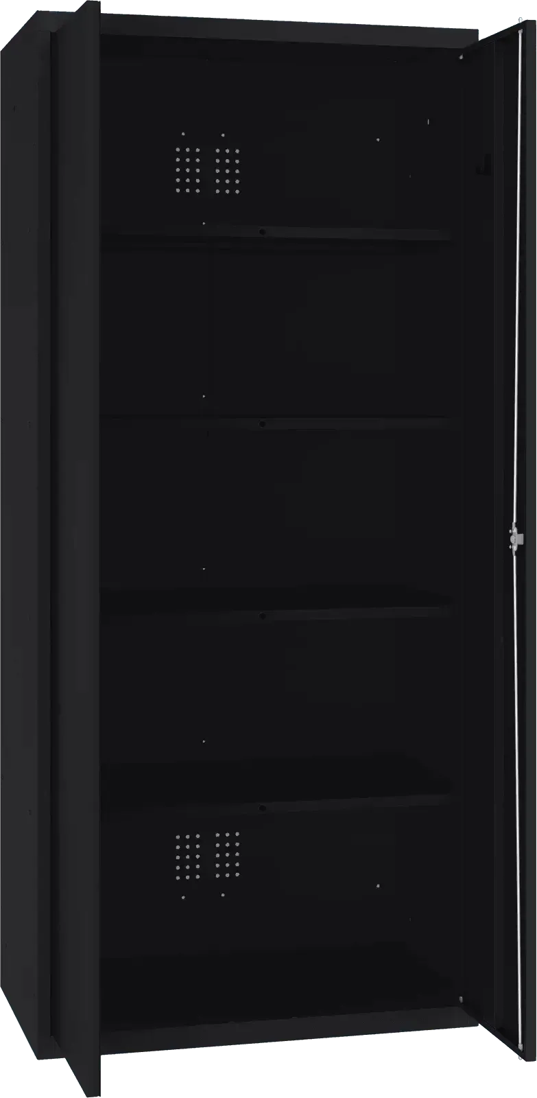 Inventoriaus spinta Classic 1800x800x500 mm – juoda / juoda