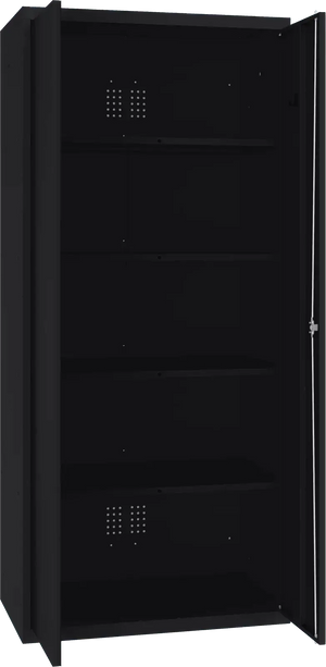 Inventoriaus spinta Classic 1800x800x500 mm – juoda / juoda