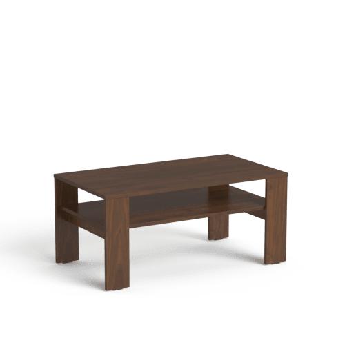 Kavos staliukas Mood, dydis 100 x 55 cm, aukštis 45 cm – riešutmedžio spalvos