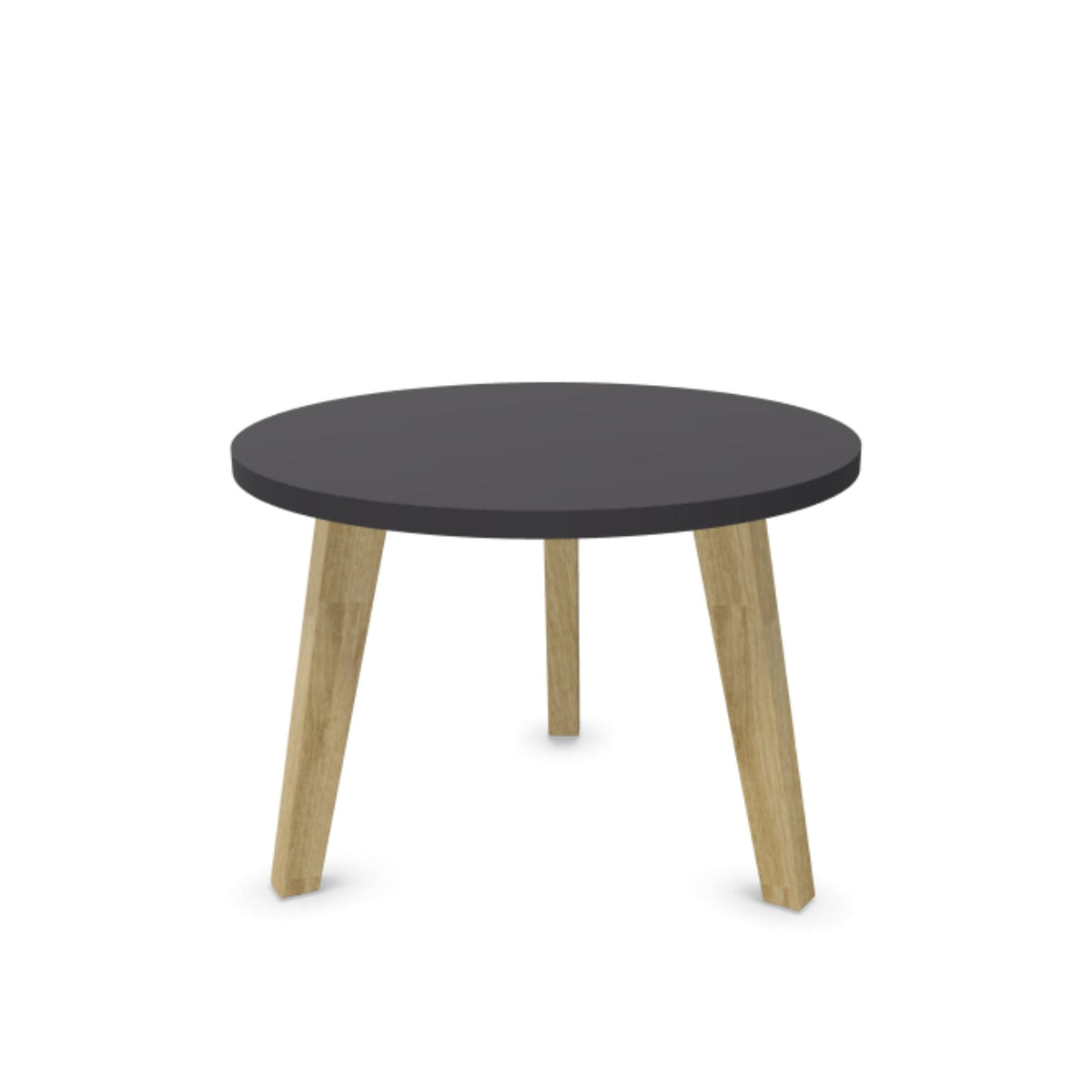 Kavos staliukas WOOD S LOW, skersmuo 65 cm, aukštis 46 cm, konfigūruojamas