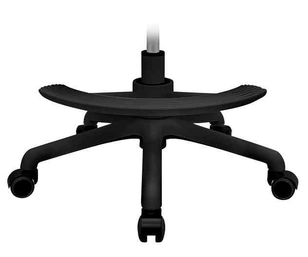 Kėdės kojų atrama Active Black
