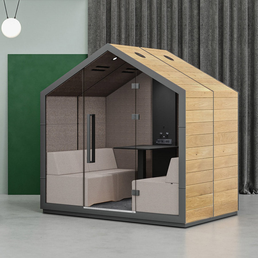 Akustinė kabina BEJOT TREEHOUSE TH4E WOOD, 4 personām, konfigūruojama