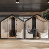 Akustinė kabina BEJOT TREEHOUSE TH4E WOOD, 4 personām, konfigūruojama