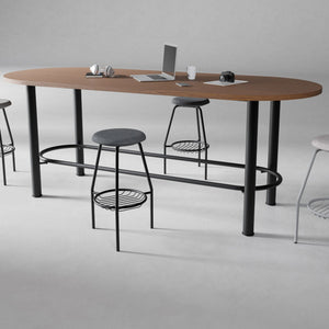 Konferenču galds DEMINO HIGH, 220 cm x 110 cm, konfigurējams-Ergostock