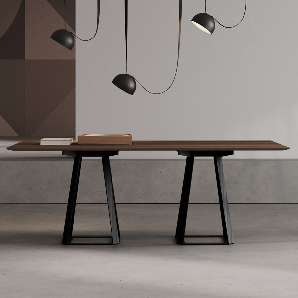 Konferencijų stalas H2 BALMA, 277 cm x 120 cm, konfigūruojamas