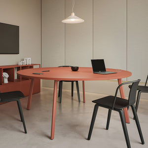 Konferencijų stalas MINIMUS DESIGN, skersmuo 180 cm, konfigūruojamas