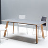 Konferenču galds SIMPLIC HPL-PLYWOOD, izmērs 200 x 100 cm, konfigurējams-Ergostock