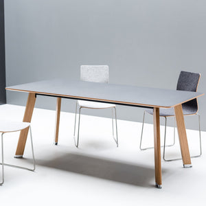 Konferencijų stalas SIMPLIC HPL-PLYWOOD, dydis 200 x 100 cm, konfigūruojamas
