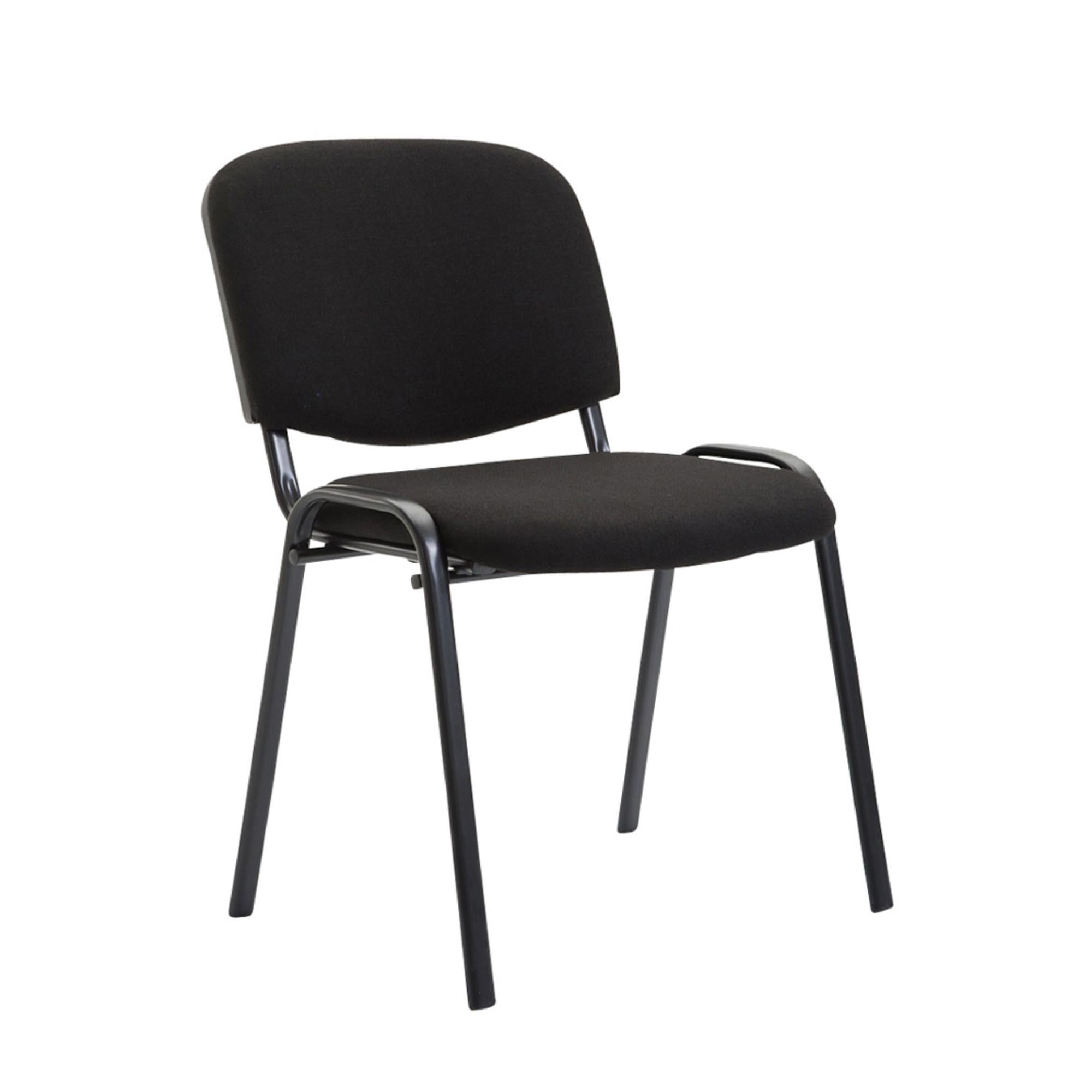 Konferencinė kėdė STANDARD, juodas audinys, juodas rėmas