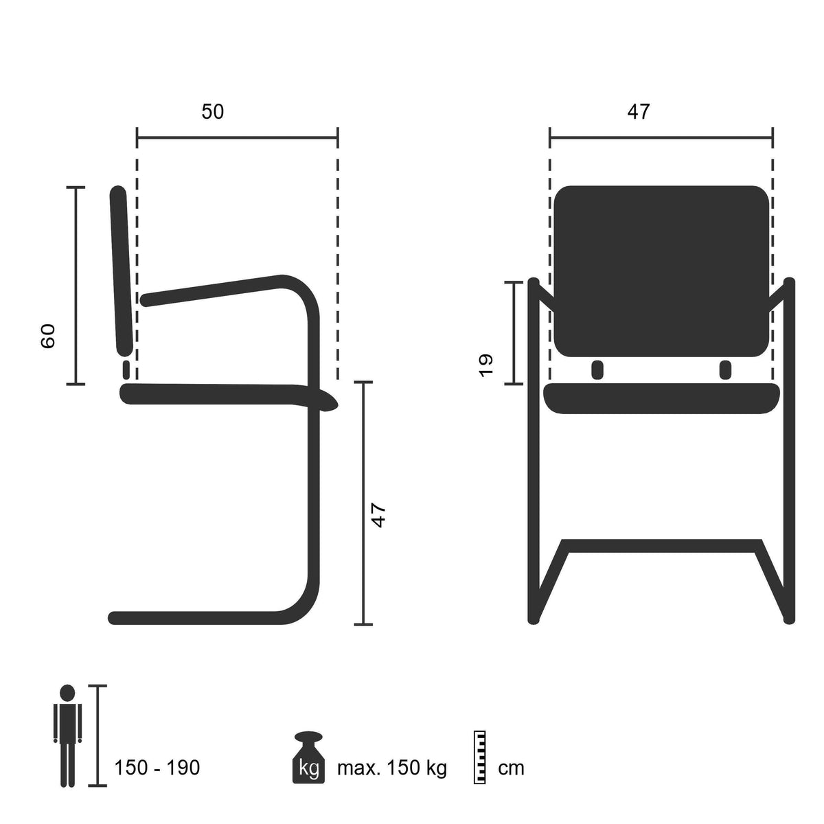 Konferencinė kėdė VITORO
