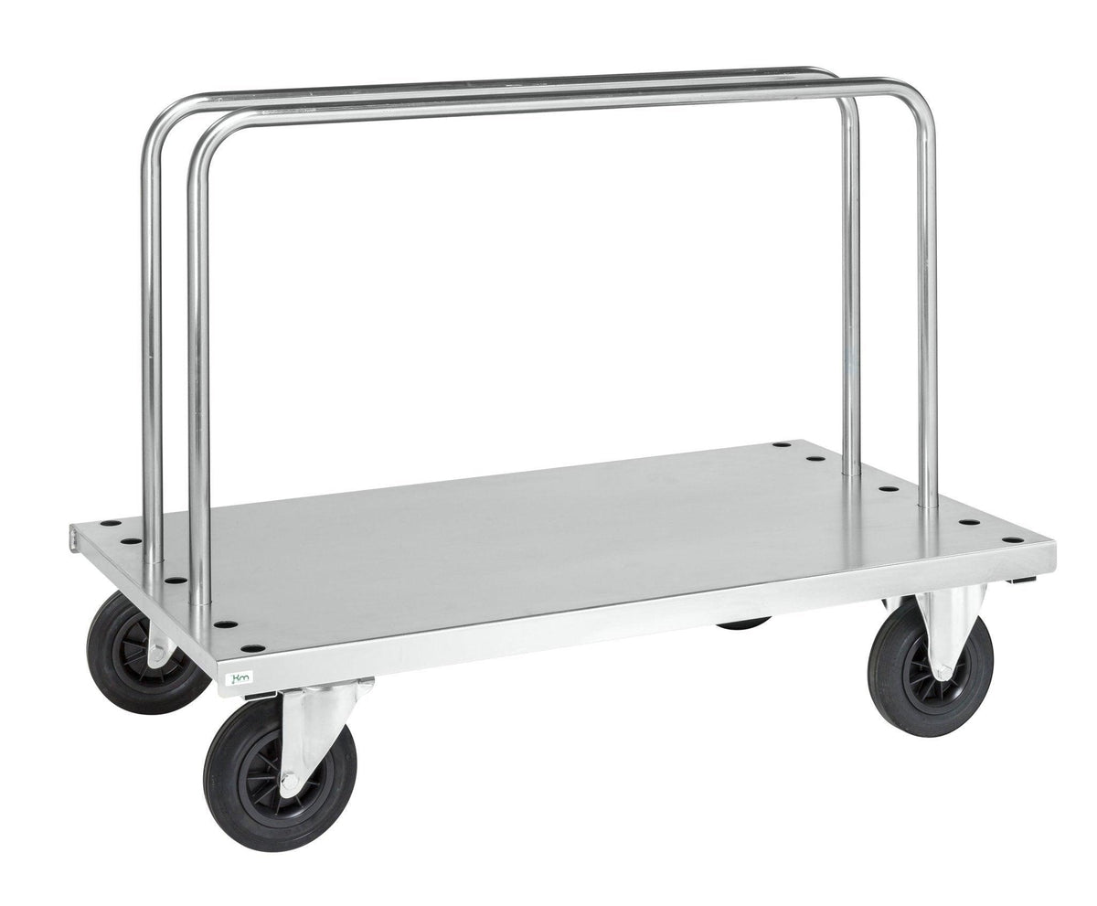 Lakštinių medžiagų transportavimo vežimėlis KONGAMEK 439B 1250 x 700mm 500 kg su stabdžiais