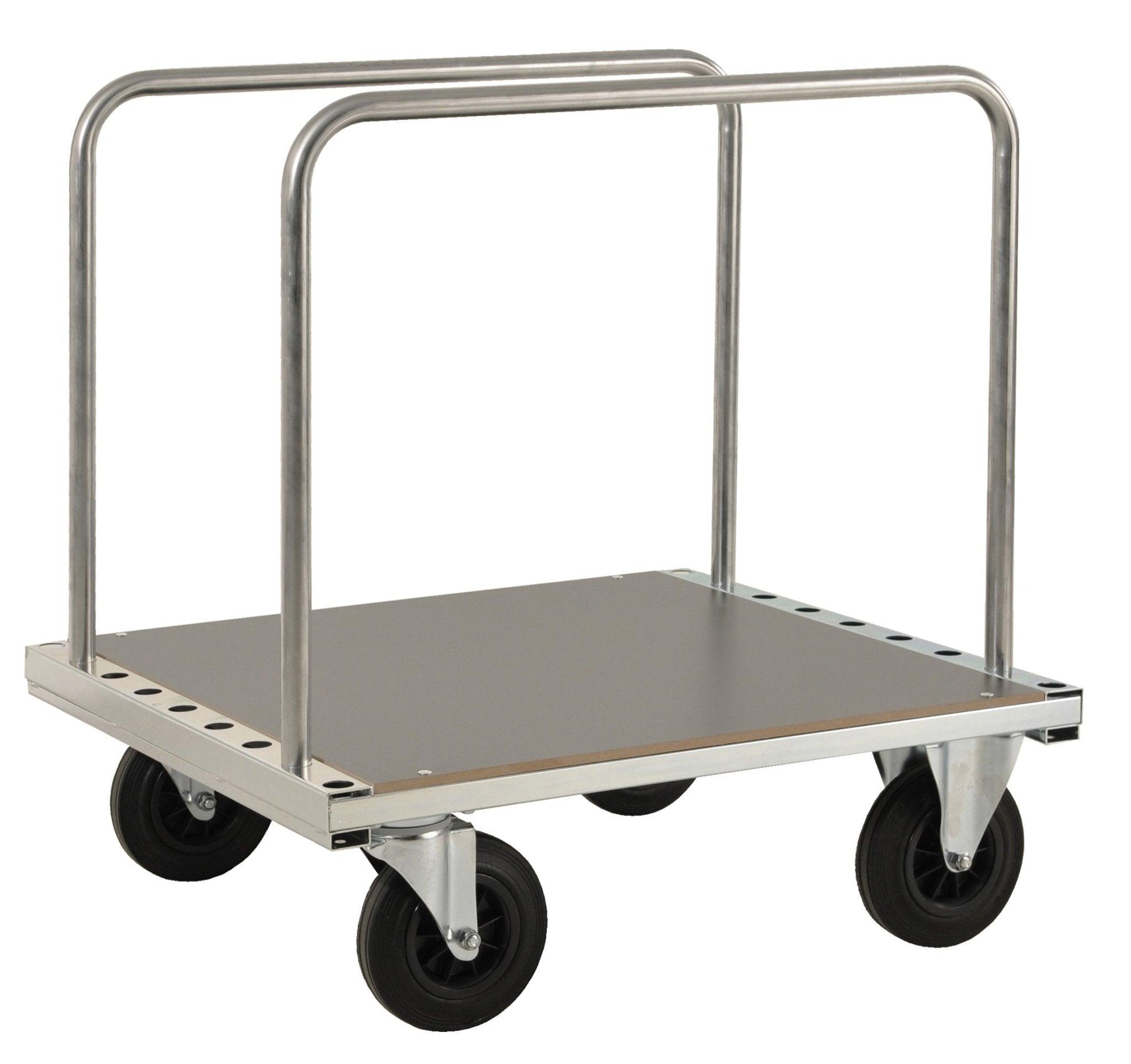 Lakštinių medžiagų transportavimo vežimėlis KONGAMEK 539B 890 x 800mm 500 kg su stabdžiais