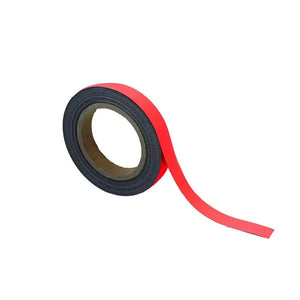 Magnetinė Easy Wipe pramoninės kokybės ženklinimo juosta 20 mm x 10 m raudona