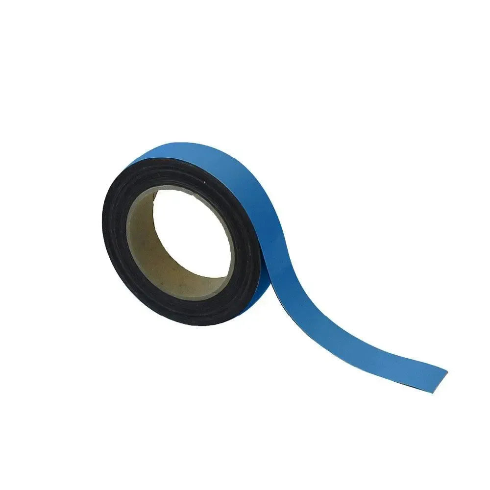 Magnetinė pramoninės kokybės Easy Wipe ženklinimo juosta 30 mm x 10 m, mėlyna