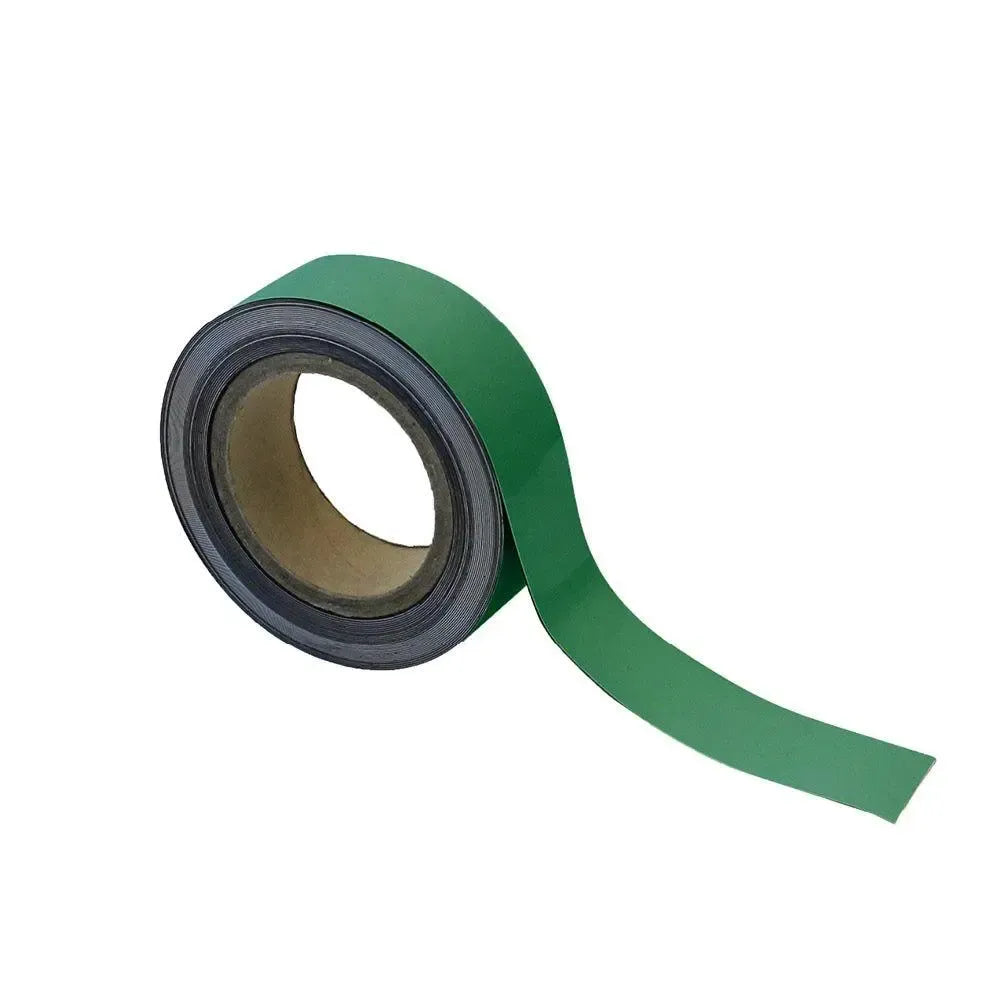 Magnetinė Easy Wipe ženklinimo juosta, pramoninės kokybės, 40 mm x 10 m, žalia