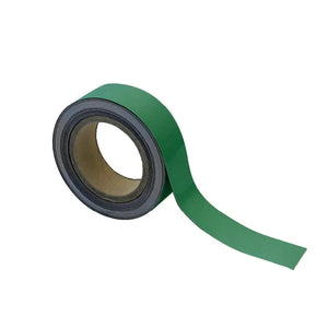 Magnetinė Easy Wipe ženklinimo juosta, pramoninės kokybės, 40 mm x 10 m, žalia