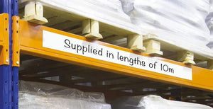 Magnetinė pramoninės kokybės Easy Wipe ženklinimo juosta 50 mm x 10 m, balta