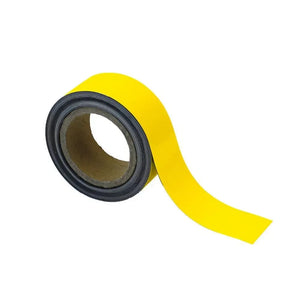Magnetinė Easy Wipe pramoninės kokybės ženklinimo juosta 50 mm x 10 m geltona