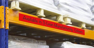 Magnetinė pramoninės kokybės Easy Wipe ženklinimo juosta 50 mm x 10 m, raudona