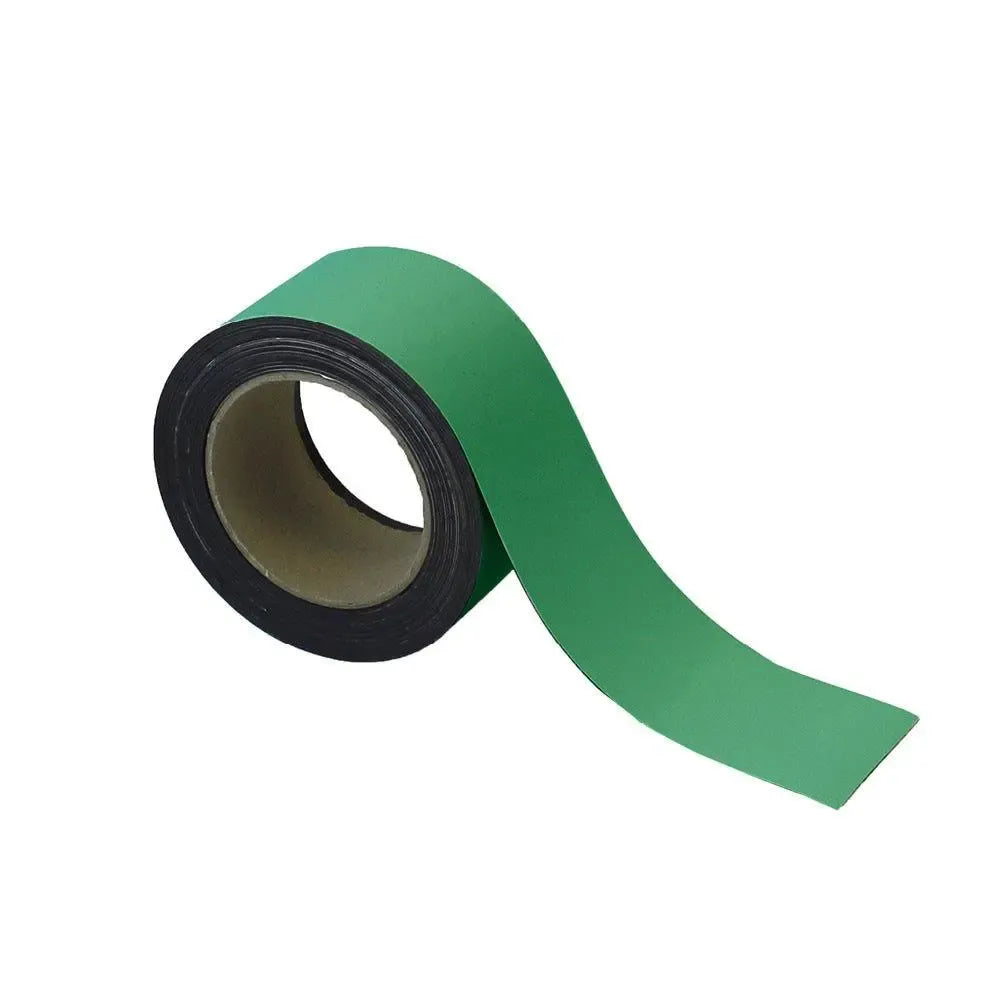 Magnetinė pramoninės kokybės Easy Wipe ženklinimo juosta 60 mm x 10 m, žalia