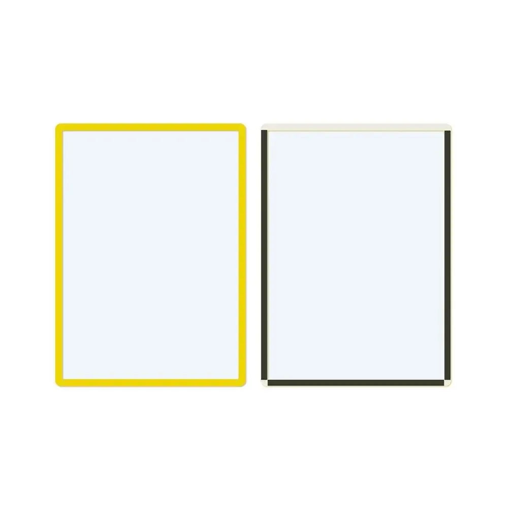 Magnetiniai ženklinimo laikikliai Frames4Docs A3, 10 vnt., geltoni